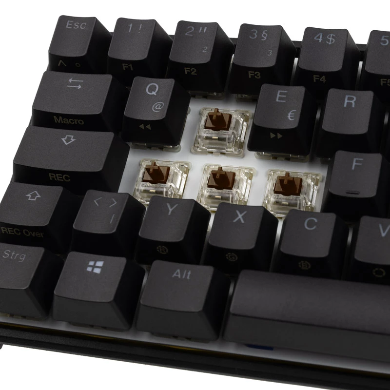 Ducky Mecha Pro SF klawiatura Gaming USB Niemiecka Czarna