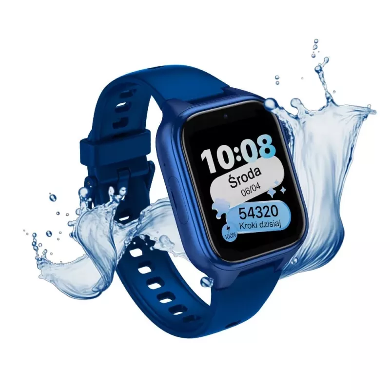 Smartwatch Stelio Junior 4G ST-SWJ101-NB – zegarek dziecięcy 4G, granatowy