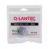 Keystone jack A-LAN MKB-U6-1 — RJ45 U/UTP Cat6, 22/26 AWG, obudowa ABS czarno-biała
