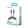 Kabel USB-C do C 2.0 Vention 3.1 5A 240W 2m BK