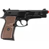 Metalowy pistolet policyjny zabawka Pulio model 15539/6 — metalowa konstrukcja, akcesorium zabawkowe