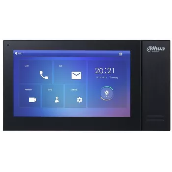 Video intercom DAHUA VTH2421FB — 7 cali 1024×600 LCD, głośnik 1,5 W, Fast Ethernet, G.711, TCP/IP, Linux