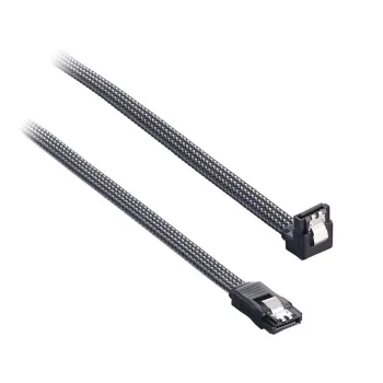 CableMod ModMesh - Kabel SATA - Serial ATA 150/300/600 - SATA (W) kątowy do SATA (W) - 60 cm - Kohle (CM-CAB-RSAT-N60KC-R)