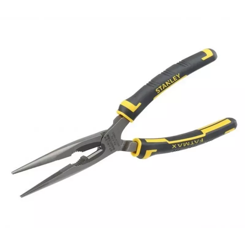 Szczypce wąskie Stanley FatMax Long Nose Pliers Czarny Żółty 200 mm 203 g