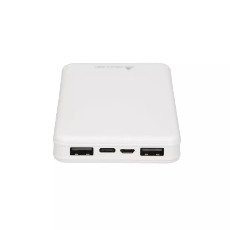Powerbank Extralink EPB-078W 10000 mAh biały, USB-C, 10 W mocy wyjściowej, ładuje do 2 urządzeń