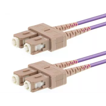 Kabel światłowodowy LOGON AL5SCSC25I/4I OM4 SC–SC 25 m, 50 µm, pełny dupleks