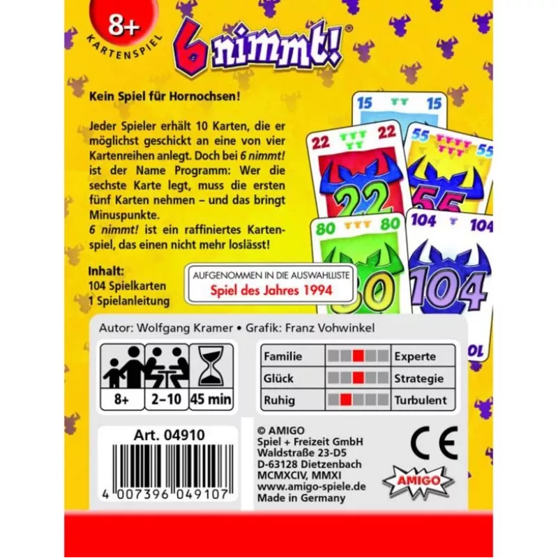 Amigo 6 nimmt!, gra karciana