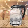 Czajnik elektryczny CLATRONIC WKS 3744 G — 1,7 L, 2200 W, stal nierdzewna/tworzywo sztuczne, wskaźnik poziomu wody
