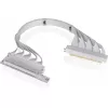 Thermaltake PCI-E 4.0 Dual 90 Degree kabel riser, 40 cm, biały (AC-077-CO6OTN-C1)