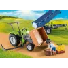 Traktor żniwny z przyczepą Playmobil - zabawa na niby i kreatywna dla dzieci w wieku 6-9 lat - Fat Brain Toys