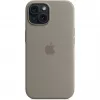 Silikonowe etui z MagSafe do iPhone 15 - clay