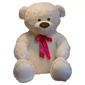 Pluszowy miś TULILO Norbert 75 cm, kremowa pluszowa maskotka