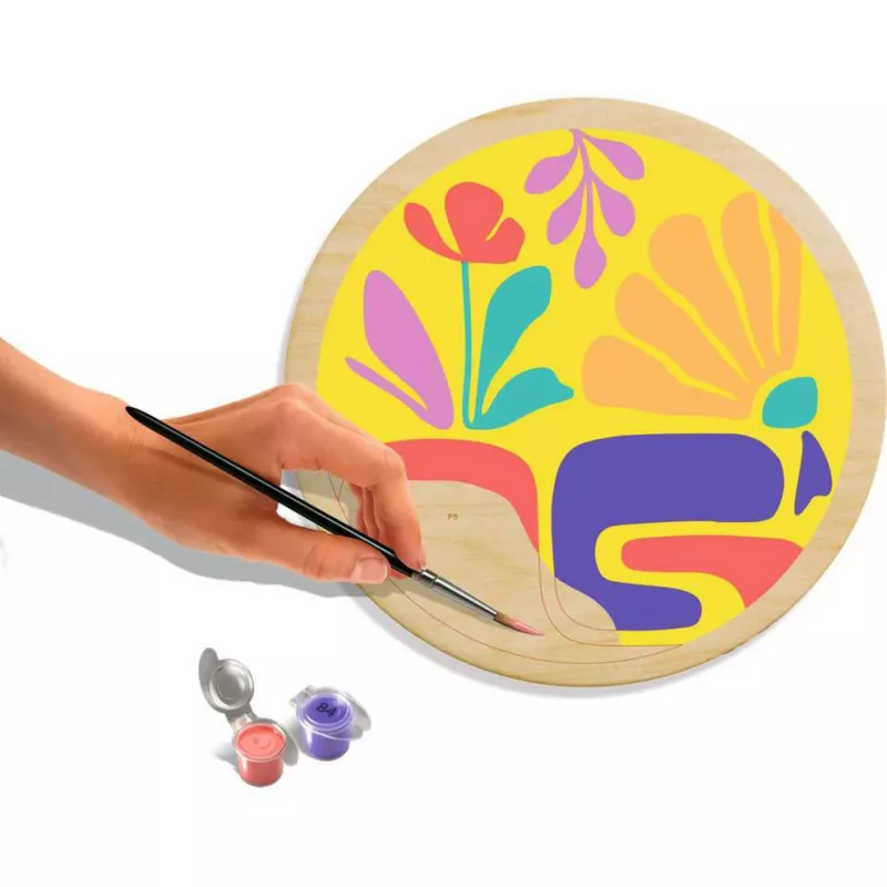 Zestaw puzzli Ravensburger CreArt Wooden - Organic Vibrations, drewniany kreatywny zestaw do układania