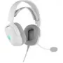 Zestaw słuchawkowy QPAD GAMIAC HS71 przewodowy, na głowę, USB Typ-C, wokółuszne, 20–20000 Hz, kabel 2,2 m, biały