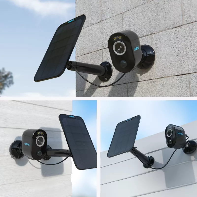 Reolink Argus Series B330 Wi-Fi Surveillance Camera Czarny 5MP (2880x1616), zasilany bateriami, IP65-ochrona przed warunkami atmosferycznymi, noktowizja w kolorze, inteligentne wykrywanie