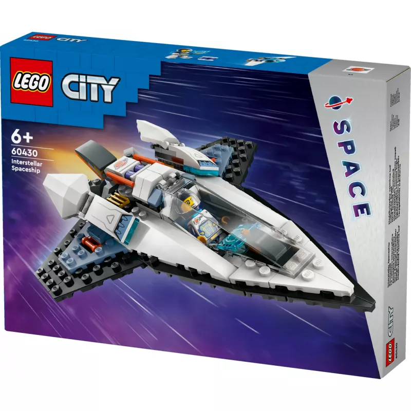 LEGO City zabawka konstrukcyjna Statek kosmiczny 60430 — 240 elementów, 1 minifigurka, wiek 6+, 170×220×40 mm