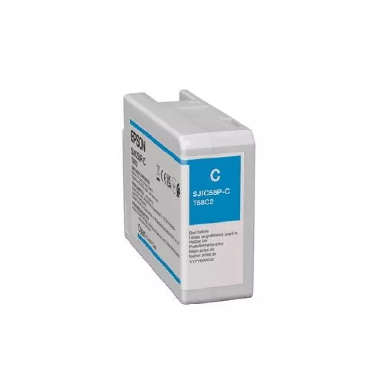 Epson SJIC55(C) wkład atramentowy 1 szt. Oryginalny cyjan