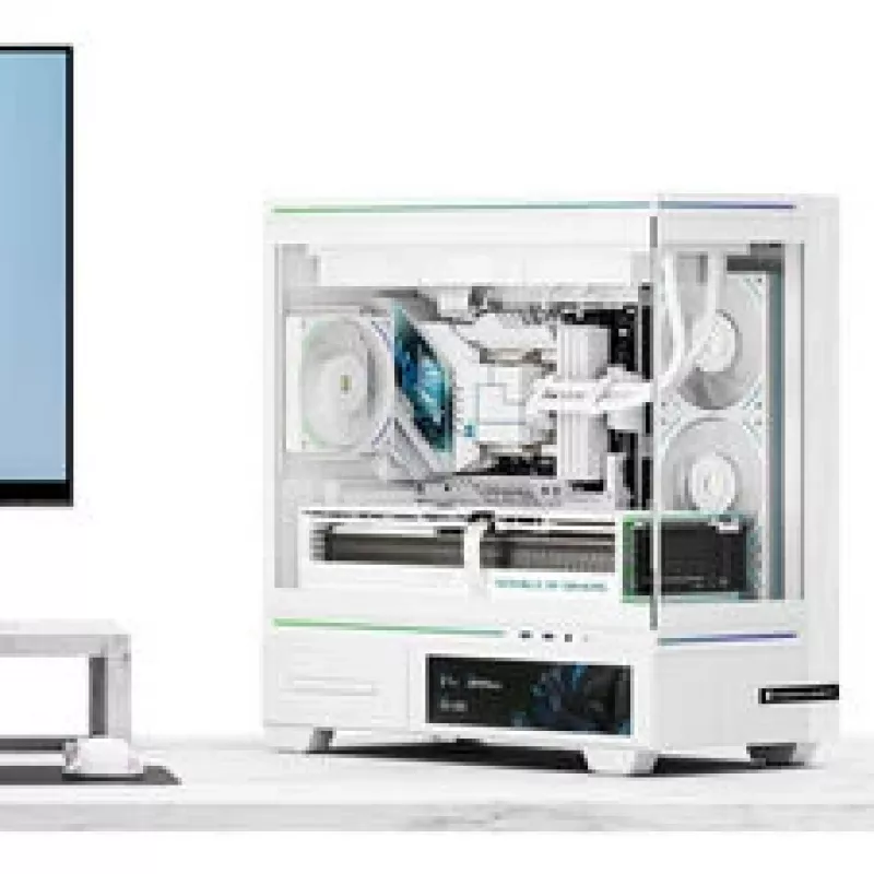 Thermalright TL-M10 Vision PC-Enclosure, Mini-Enclosure, mATX, RGB, szkło hartowane - Biały