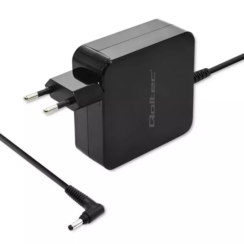 Qoltec 51745 zasilacz/przetwornica wewnętrzna 65 W Czarny