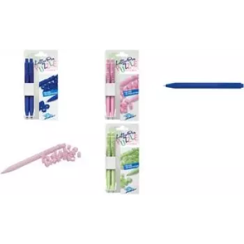 Zestaw długopisów WEDO LetterPen PUZZLE 2 szt., miętowy — wielokrotnego napełniania, płynne pisanie