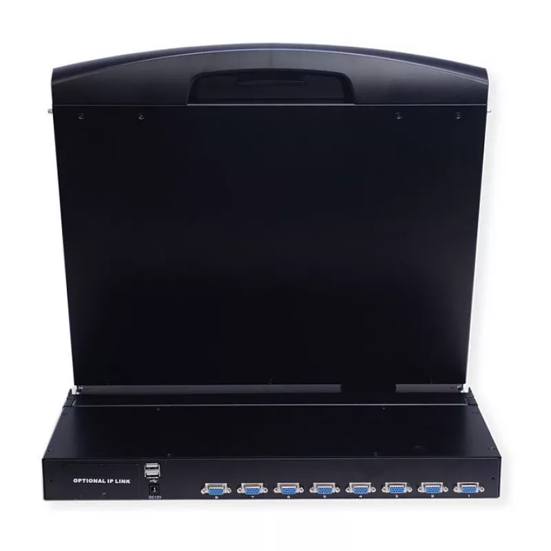 Rack console VALUE 26.99.0162 — 17 cali (43,2 cm) 1280x1024 1U, klawiatura/mysz USB, czarny