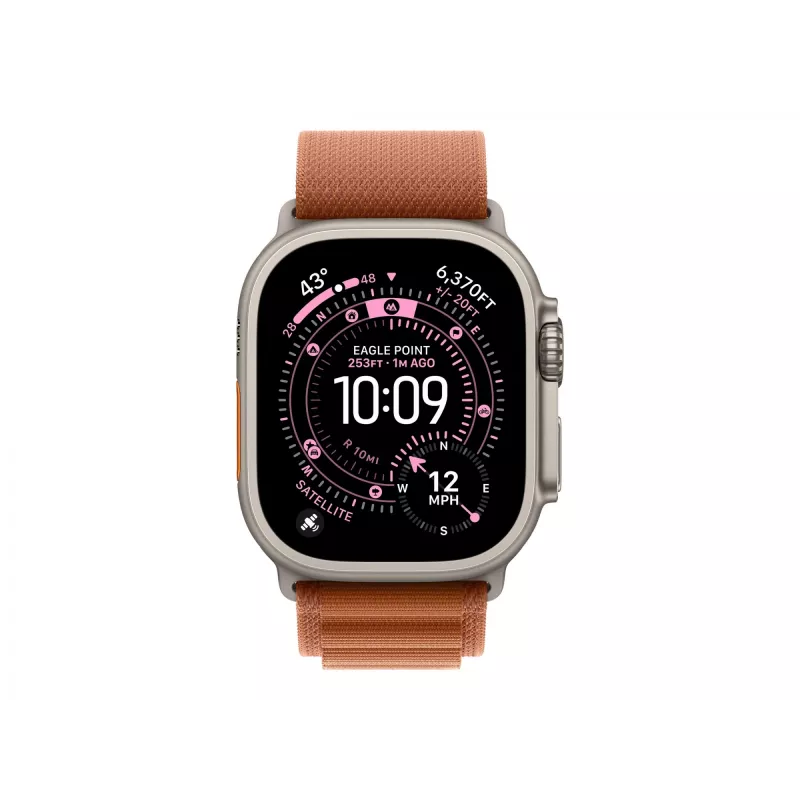 Pasek Apple MFTD4ZM/A Inteligentne Akcesoria Do Noszenia Brązowy Tytan Poliester Spandex