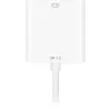 Przewód adaptera DisplayPort na DVI Sharkoon 0,15 m biały — DisplayPort 1.2 na DVI