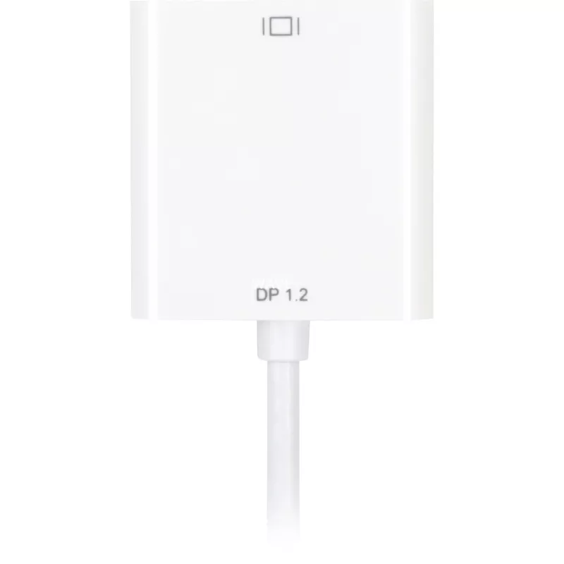 Przewód adaptera DisplayPort na DVI Sharkoon 0,15 m biały — DisplayPort 1.2 na DVI