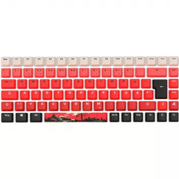 Mechaniczna klawiatura gamingowa Sharkoon SKILLER SGK50 S3 czerwony Czarny z podświetleniem RGB