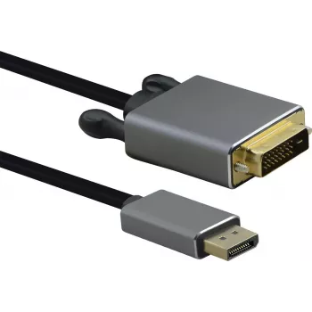 Kabel DisplayPort do DVI helos 1,0 m — cyfrowe połączenie wideo, zgodność z DVI single-link
