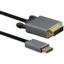Kabel DisplayPort do DVI helos 1,0 m — cyfrowe połączenie wideo, zgodność z DVI single-link