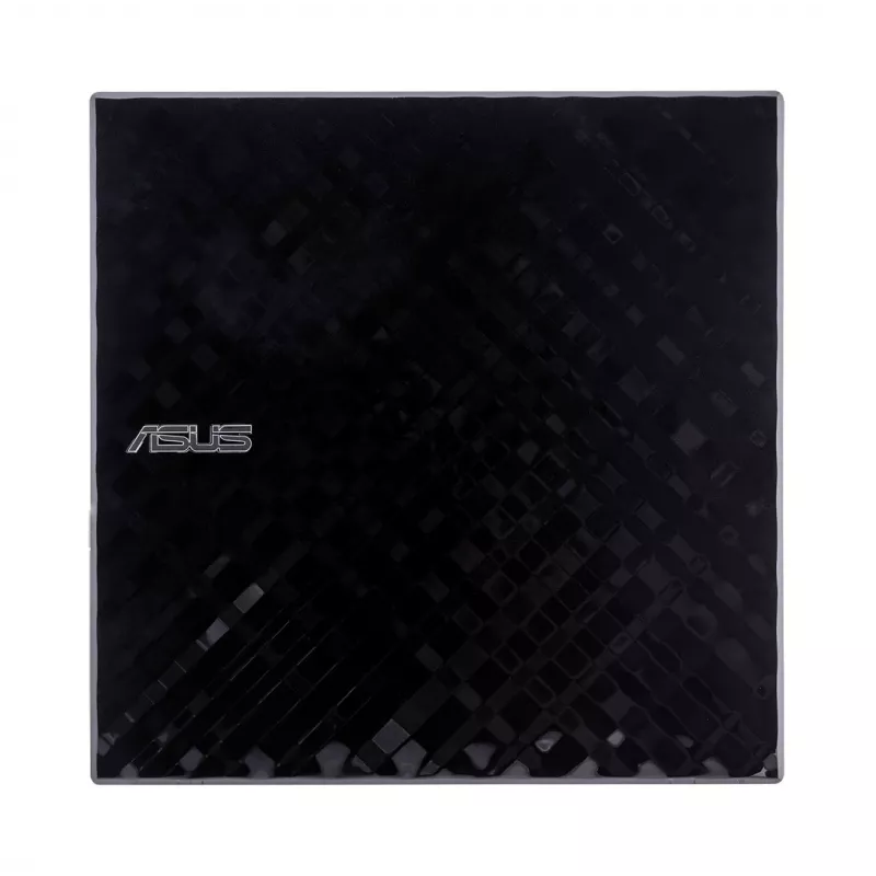 Zewnętrzny napęd optyczny DVD±RW ASUS SDRW-08D2S-U Lite, USB 2.0, czarny, 24x CD / 8x DVD, 142×142×20 mm