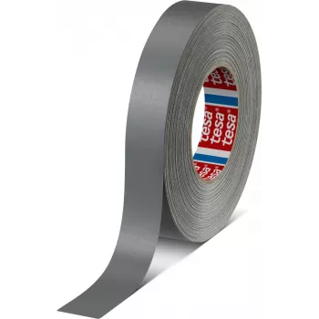Taśma tkaninowa Tesa 04651 25 m x 50 mm, szara, taśma klejąca z tkaniny