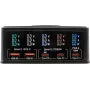 Ładowarka wieloportowa Exsys EX-1106 160W, czarna, wiele portów wyjściowych USB