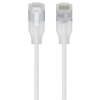 Kabel sieciowy Ubiquiti UACC-Cable-Patch-EL-C6A-12M-W RJ-45 Cat6a 12m Półprzezroczysty Biały