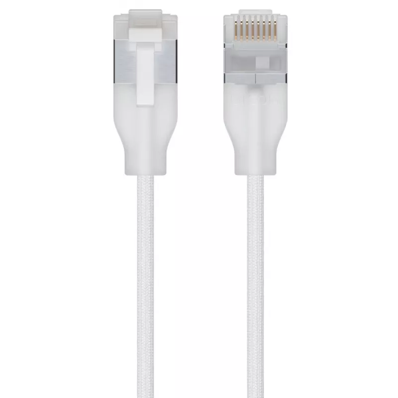Kabel sieciowy Ubiquiti UACC-Cable-Patch-EL-C6A-12M-W RJ-45 Cat6a 12m Półprzezroczysty Biały
