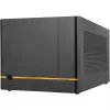 SilverStone SUGO SG14B - obudowa typu tower - Mini-DTX - bez zasilacza (ATX / PS/2) - czarna - USB/audio (SST-SG14B)
