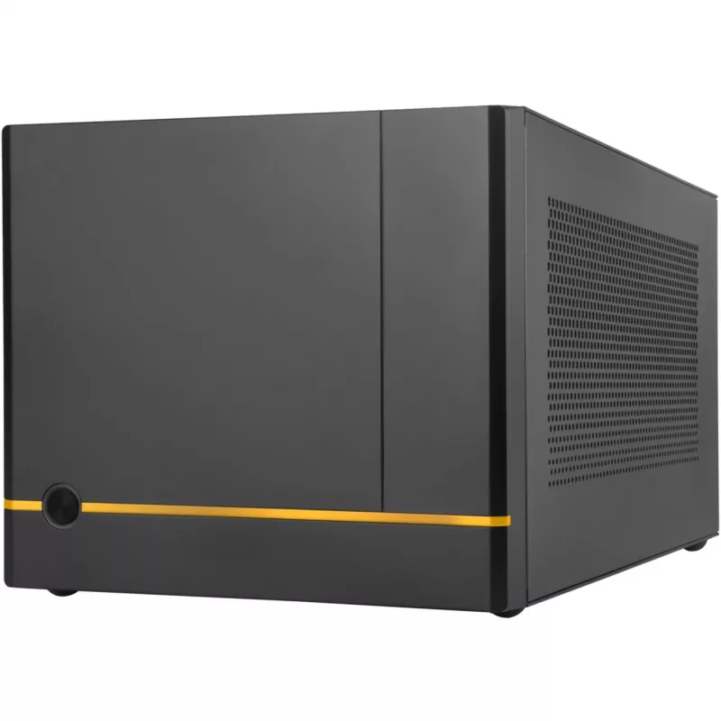 SilverStone SUGO SG14B - obudowa typu tower - Mini-DTX - bez zasilacza (ATX / PS/2) - czarna - USB/audio (SST-SG14B)