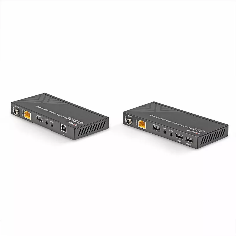 Lindy 150m Cat.6 HDMI 4K60, USB 2.0 i IR HDBaseT KVM Extender
