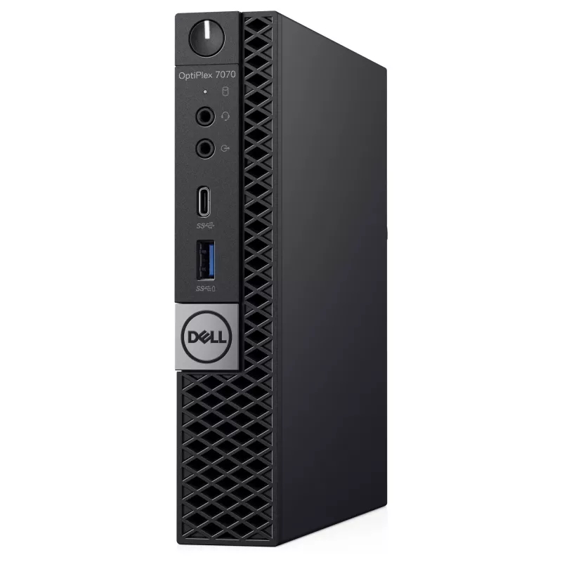 Mini PC tecXL OptiPlex 7070 MP (odnowiony) — Intel Core i3-9100T, 16 GB DDR4, 256 GB SSD, Windows 10 Pro, MFF