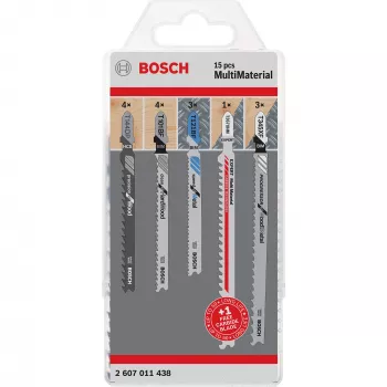 Bosch 2 607 011 438 brzeszczot do wyrzynarek/pił szablastych Brzeszczot do wyrzynarki Węglik 15 szt.