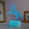 Manta SNL116RGB RGB Lampa dekoracyjna LED 3D z motywem koni