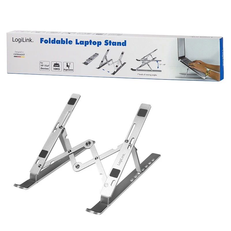 Podstawka pod laptop LogiLink AA0134 Srebrna 40,6 cm (16 cali)