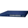 Przełącznik zarządzalny PLANET 24-portowy 10/100/1000T + 2-portowy L2 Gigabit Ethernet