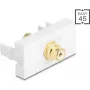 Złącze cinch DELOCK Easy 45 model 90861, pozłacane