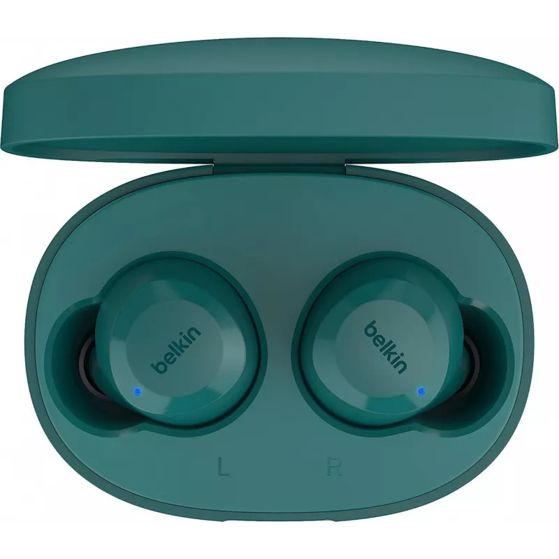 Belkin SoundForm Bolt Zestaw słuchawkowy bezprzewodowy douszny Rozmowy/Muzyka/Sport/Codzienne Bluetooth Turkus