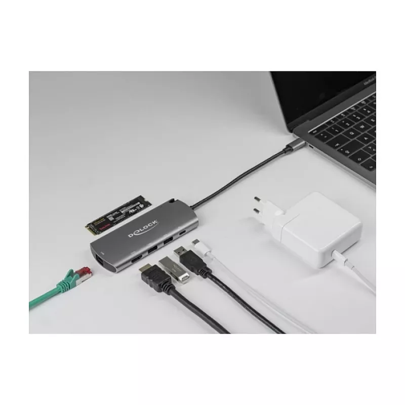 Stacja dokująca DeLOCK USB Type-C z gniazdem M.2