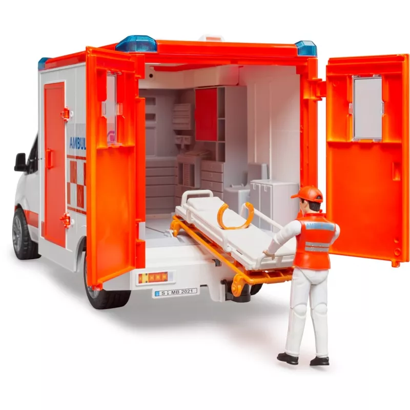 Bruder 1/16 Mercedes-Benz Sprinter Ambulans z Kierowcą