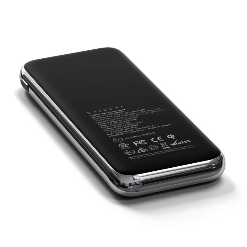 Bezprzewodowy powerbank Satechi Quatro ST-UC10WPBM, 10000 mAh, czarny