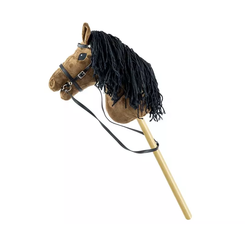 Koń na patyku Hobby Horse Ciemny Brąz